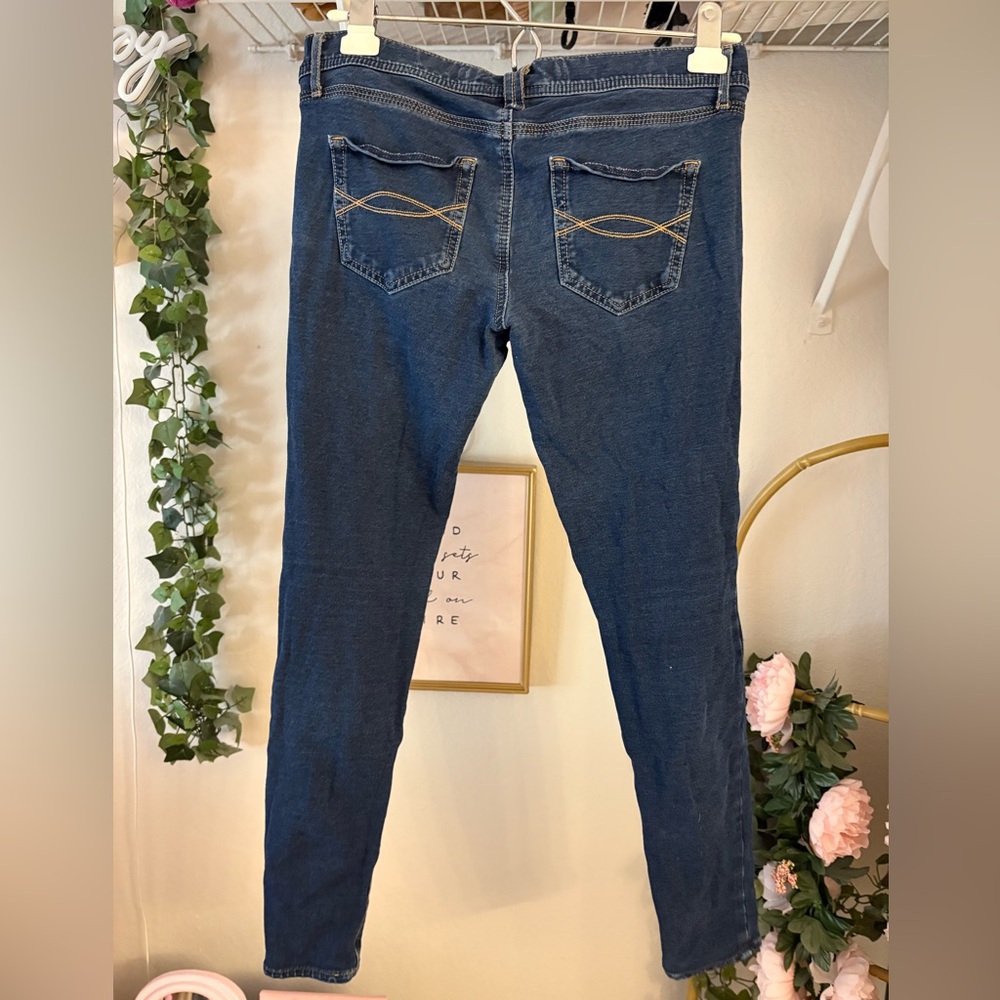 Vintage Y2K Abercrombie & Fitch Dark Blue Skinny Jeans